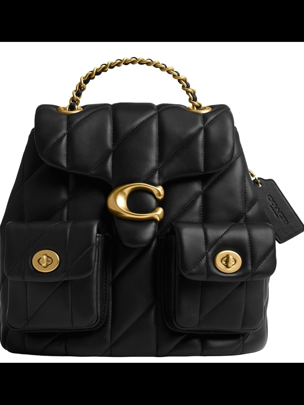 NWT Coach Women's Quilted Leather Tabby Backpack